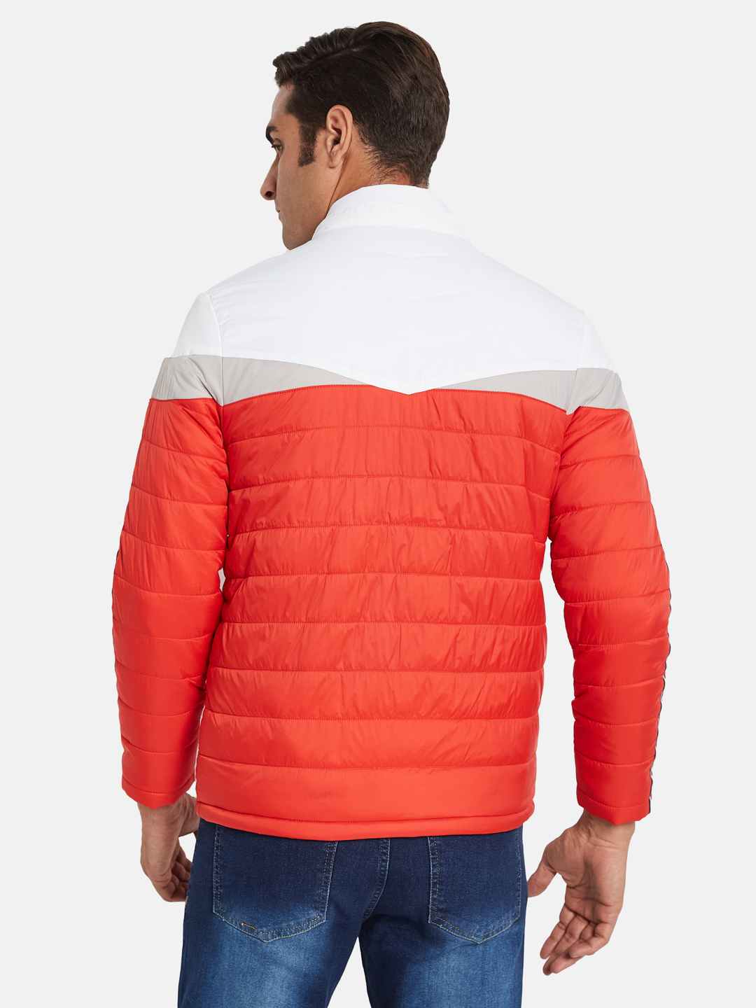 METTLE Men Colourblocked Jacket
