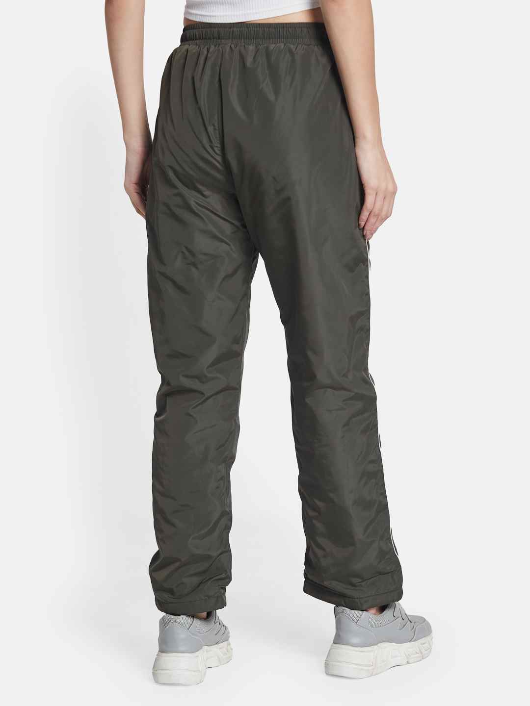 METTLE Women Regular Fit Mid Rise Cotton Track Pants