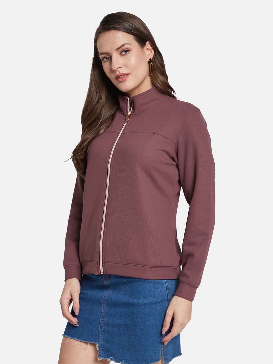 METTLE Women Front-Open Sweatshirt