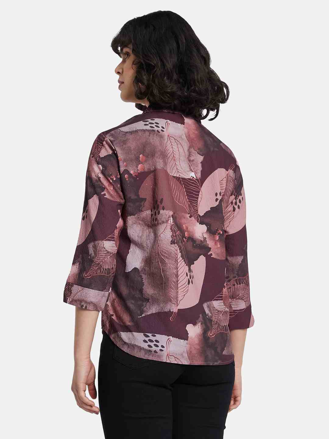 METTLE Floral Print Cotton Top