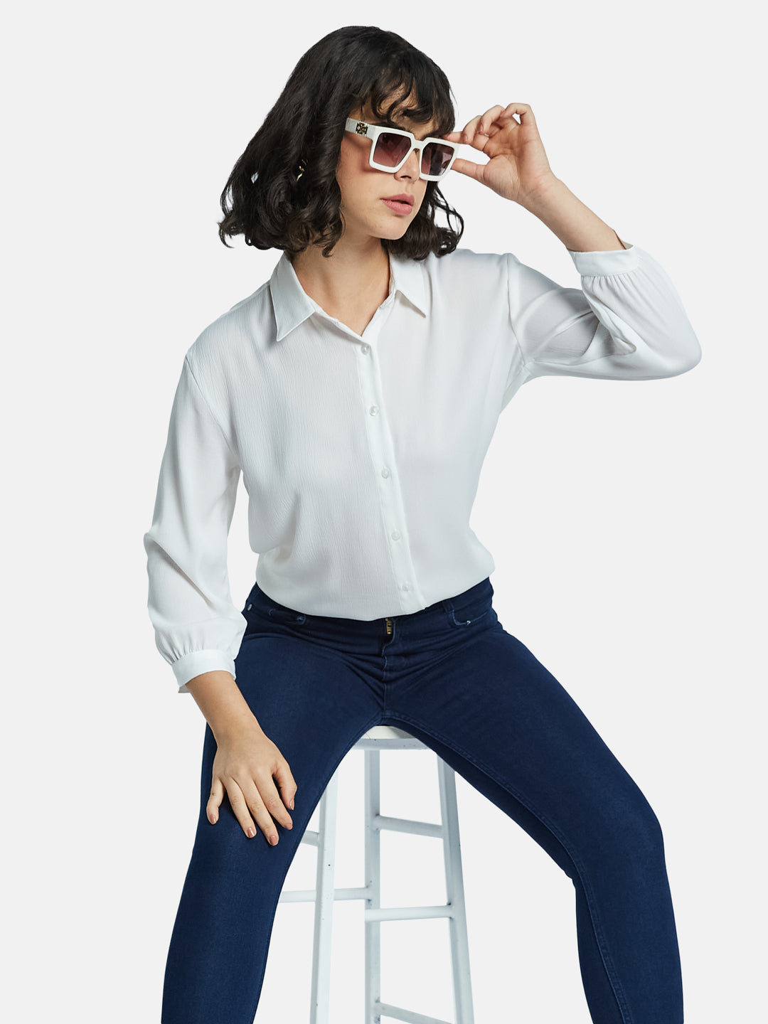 METTLE Women Opaque Casual Shirt