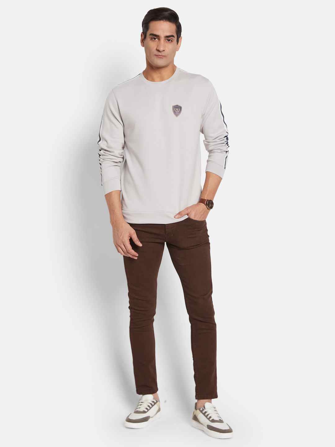 Octave Men Printed Sweatshirt