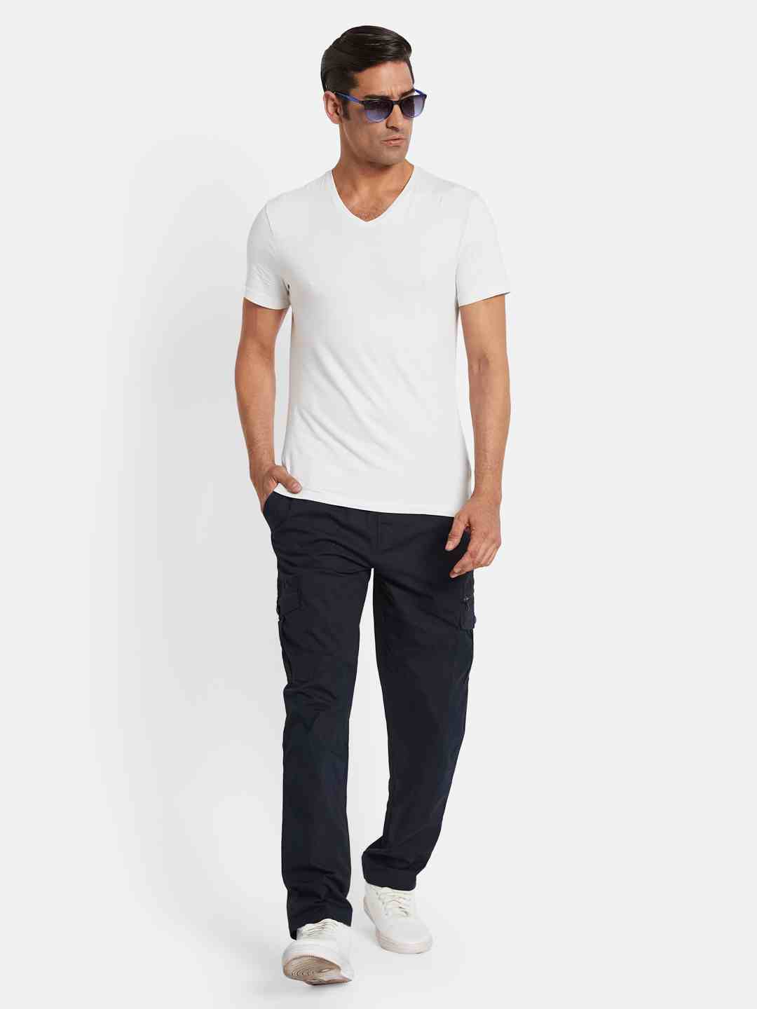 Octave Cotton Mid-Rise Regular Fit Trouser