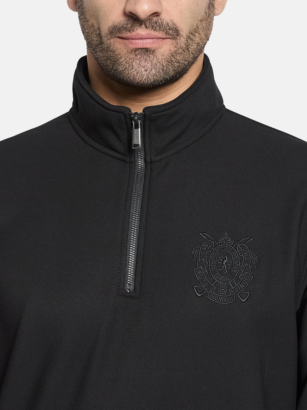 Octave Men High Neck Sweatshirt
