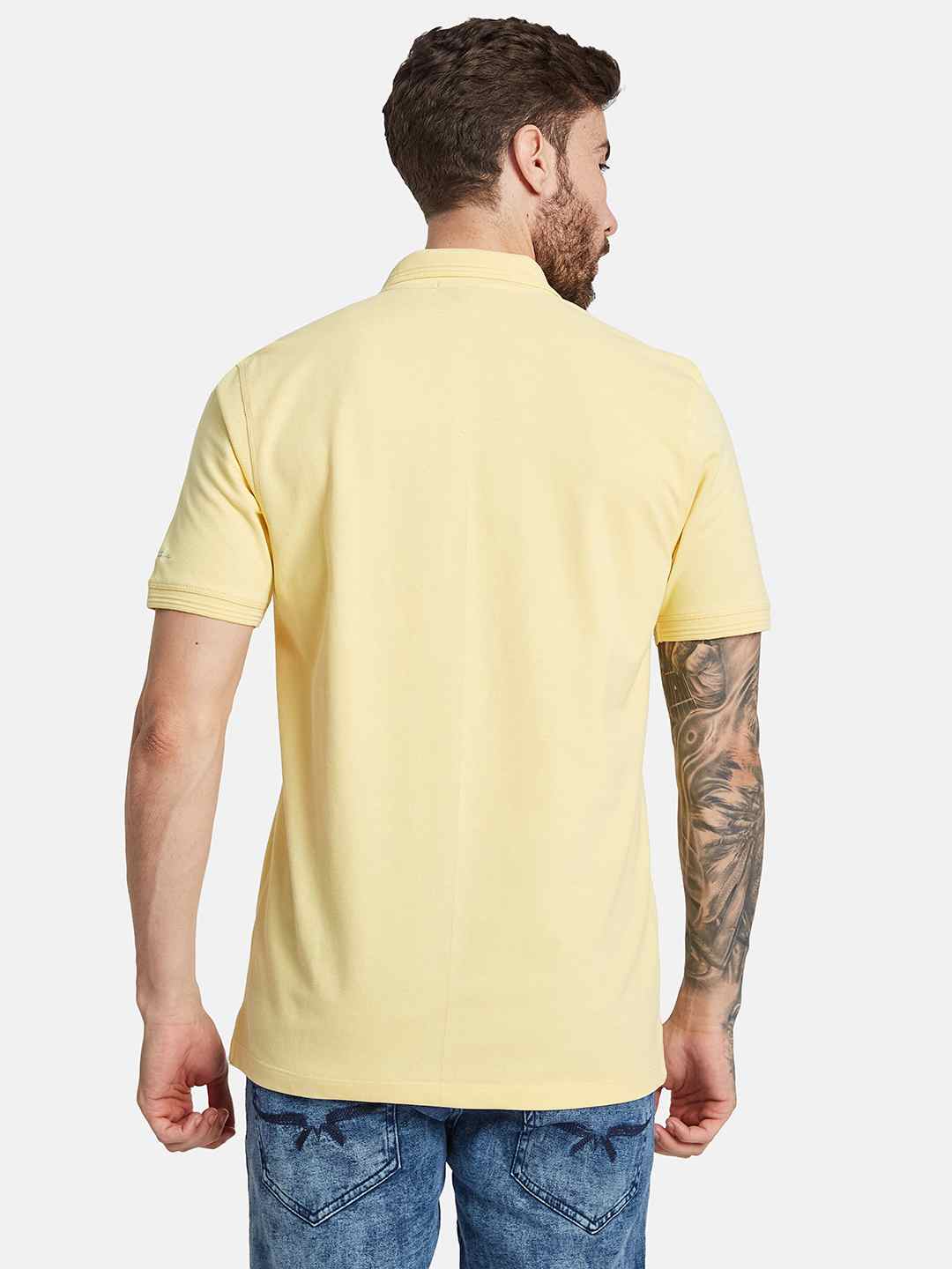 Octave Polo Collar Cotton T-Shirt
