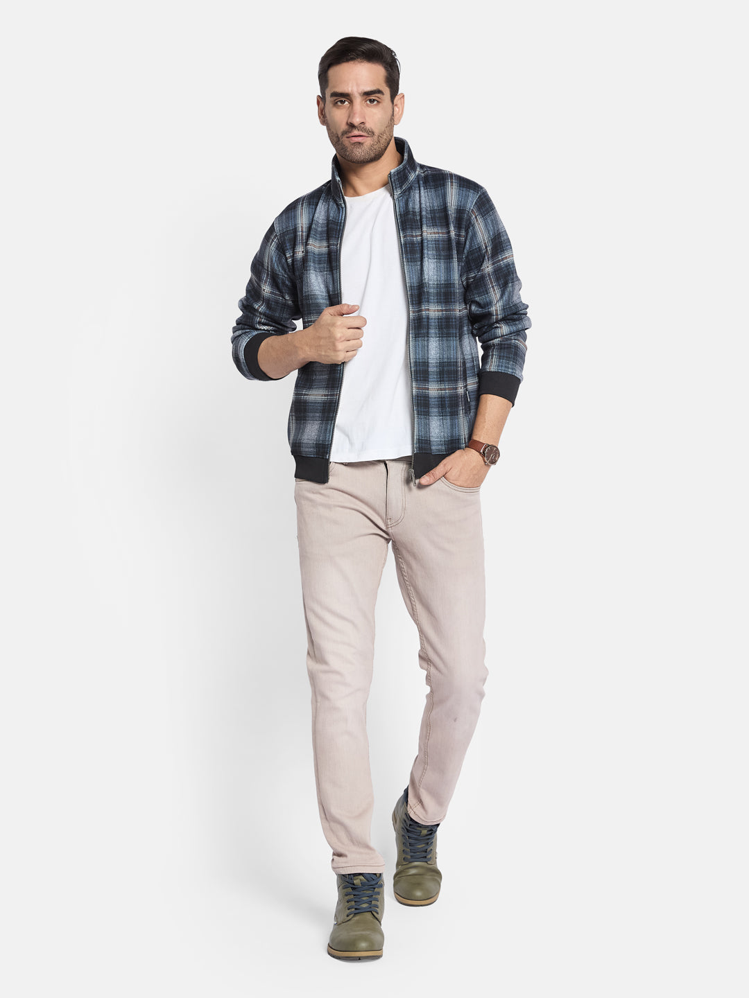Octave Men Colourblocked Sweatshirt