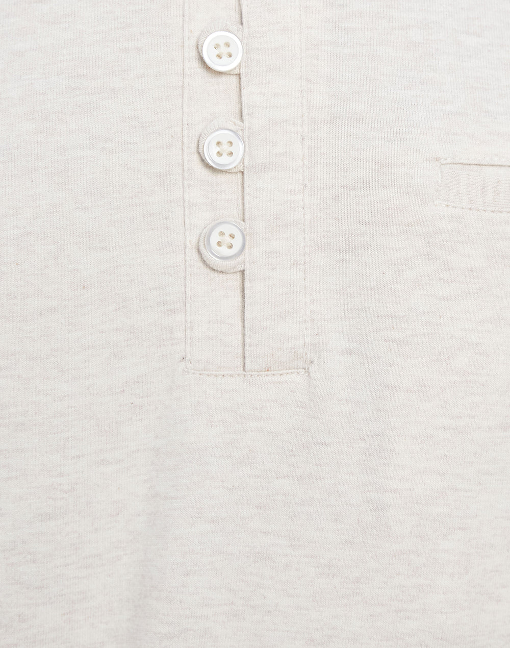 Mettle Henley Neck Cotton T-Shirt