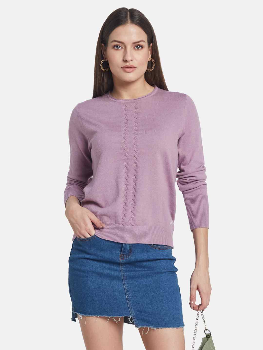 METTLE Women Chevron Pullover