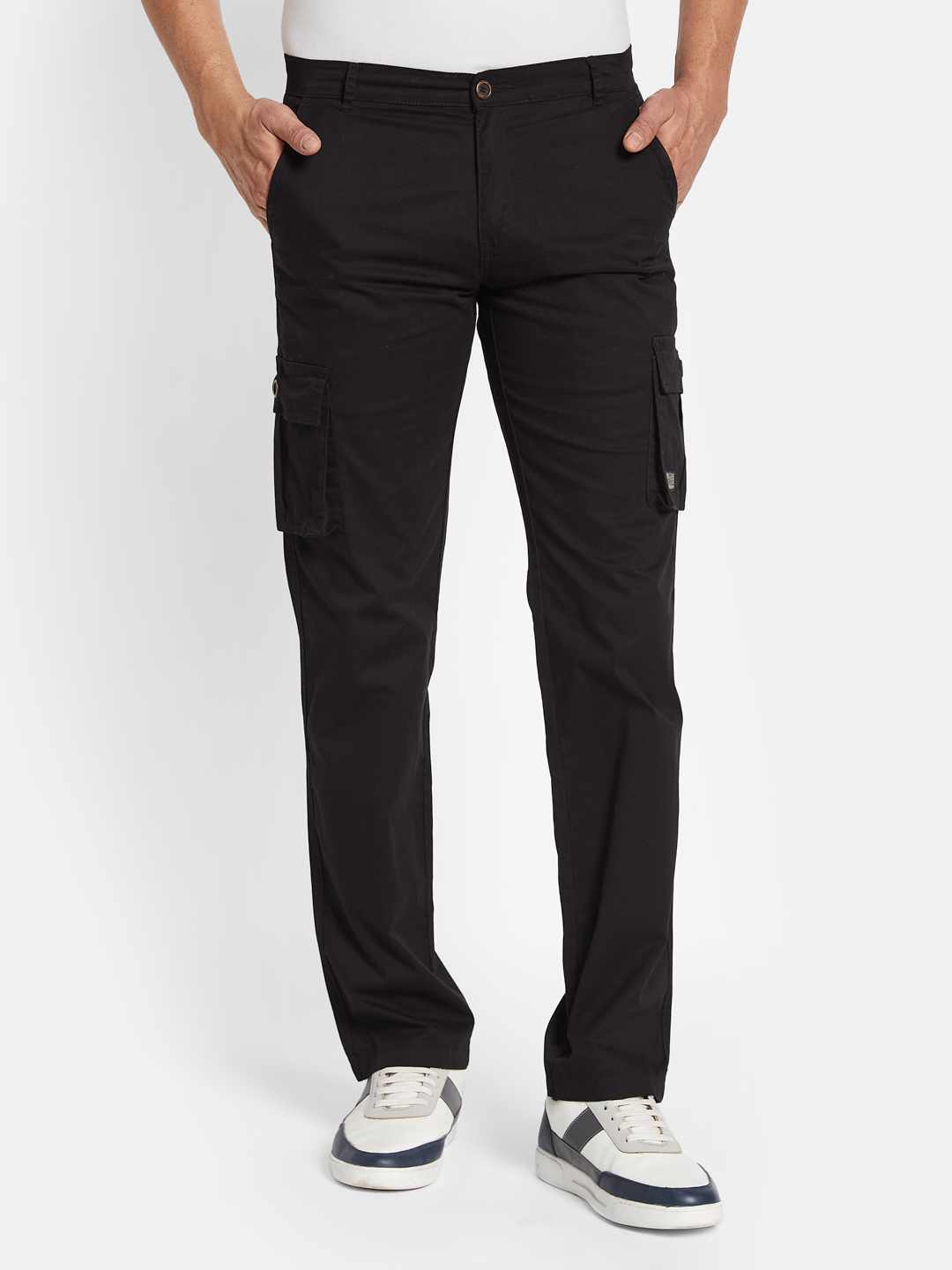 Octave Men Mid-Rise Regular Fit Chinos Trousers