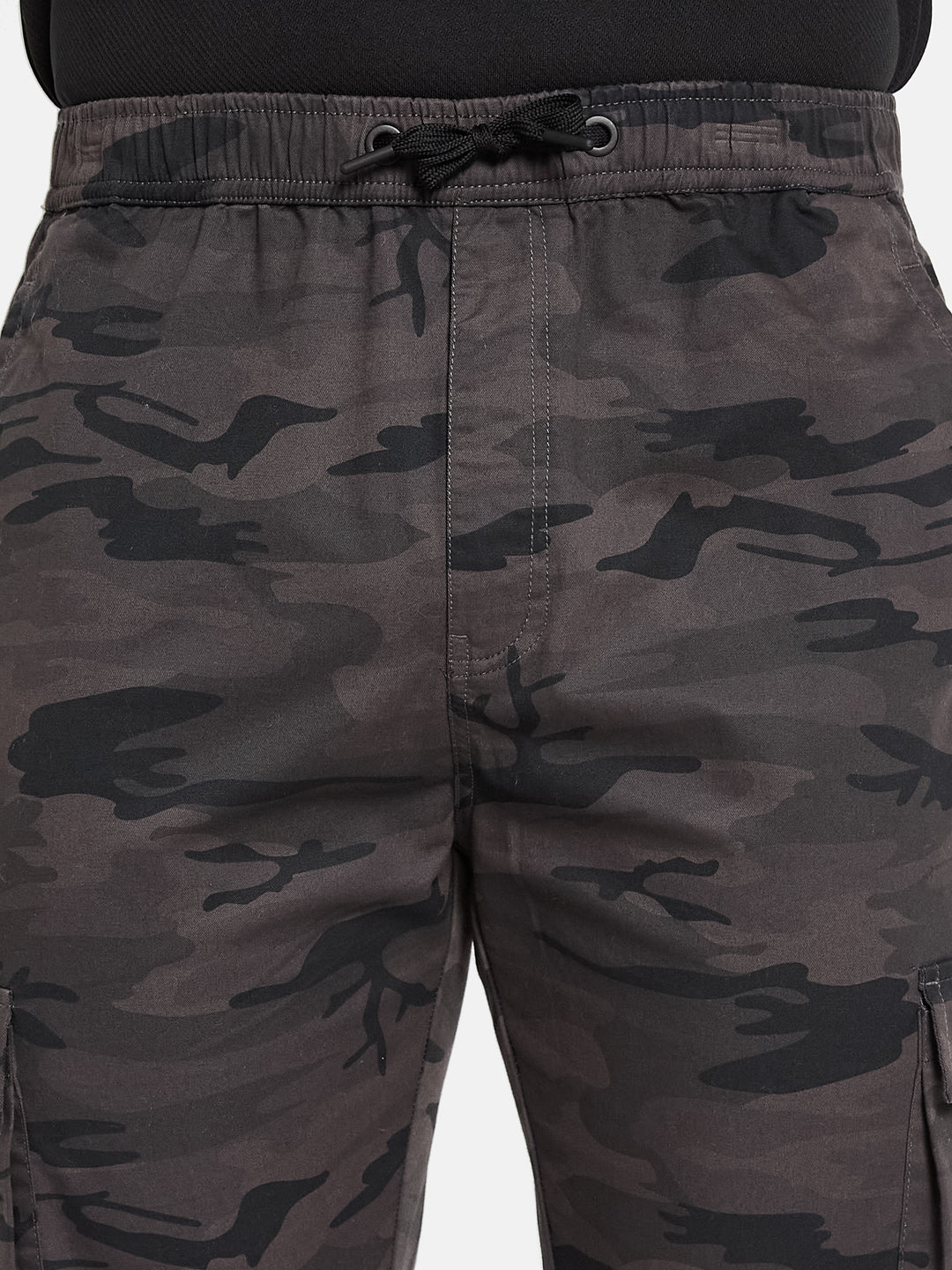 Octave Men Cotton Printed Mid-Rise Track Pants