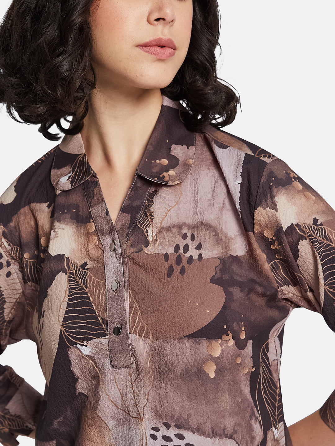 METTLE Floral Print Cotton Top