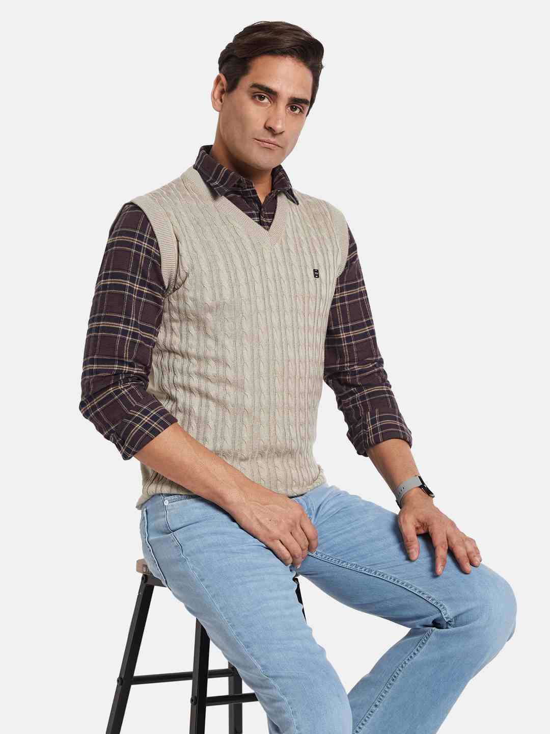 METTLE Men Sweater Vest