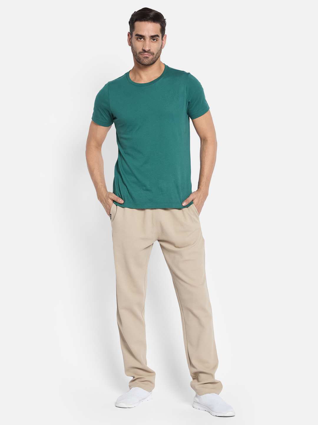 Octave Men Cotton Mid-Rise Regular Fit Track Pant