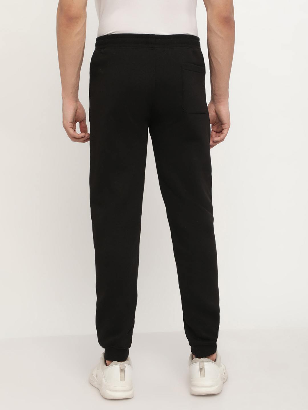 Octave Men Navy Blue Solid Joggers