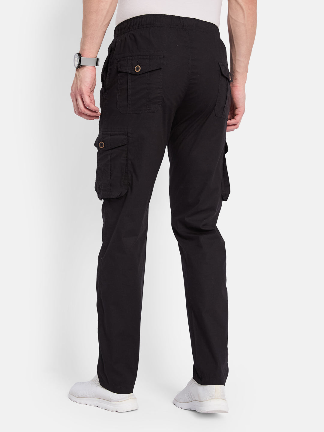 Octave Cotton Mid-Rise Trousers