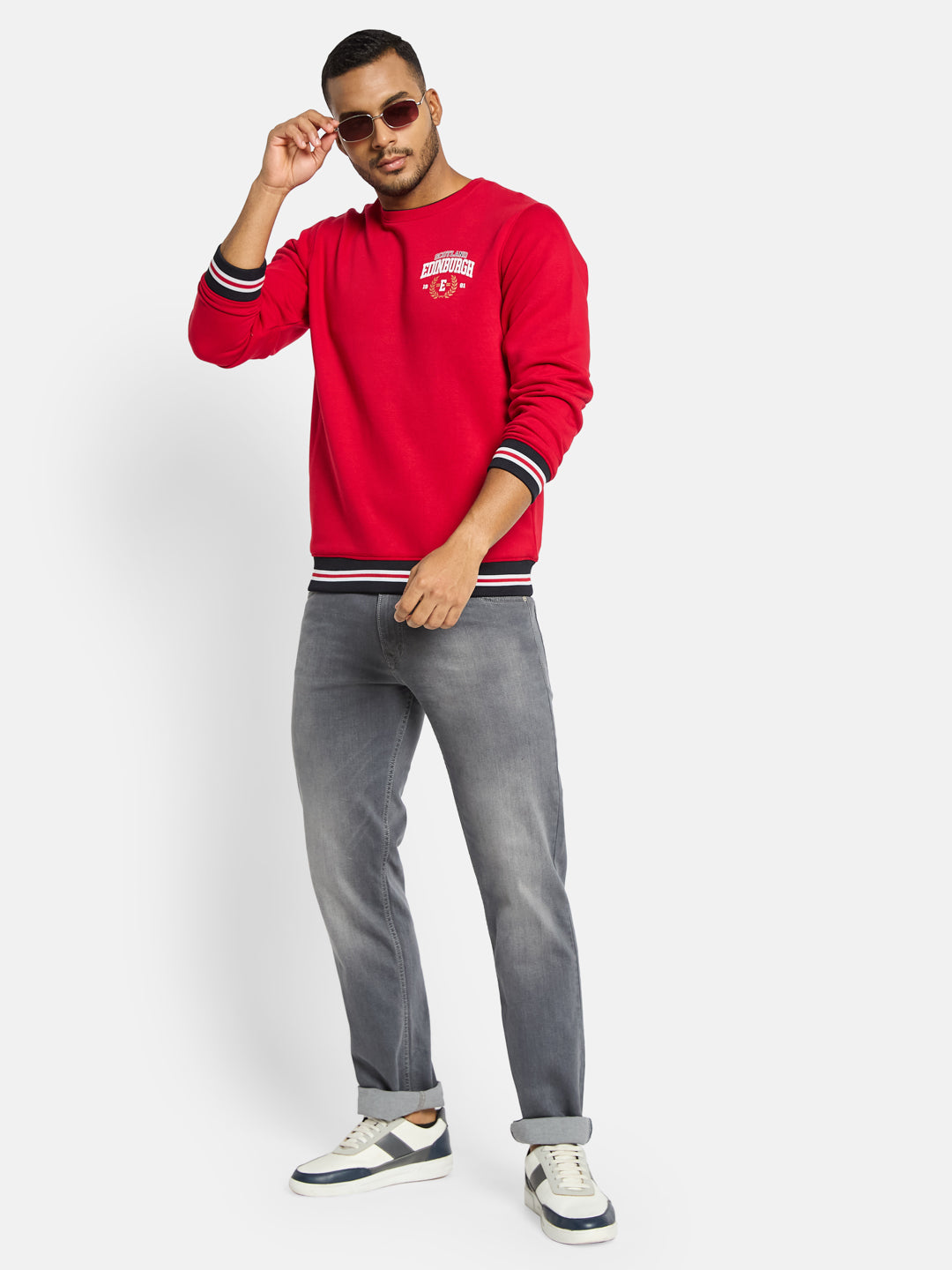 Octave Men Printed Sweatshirt