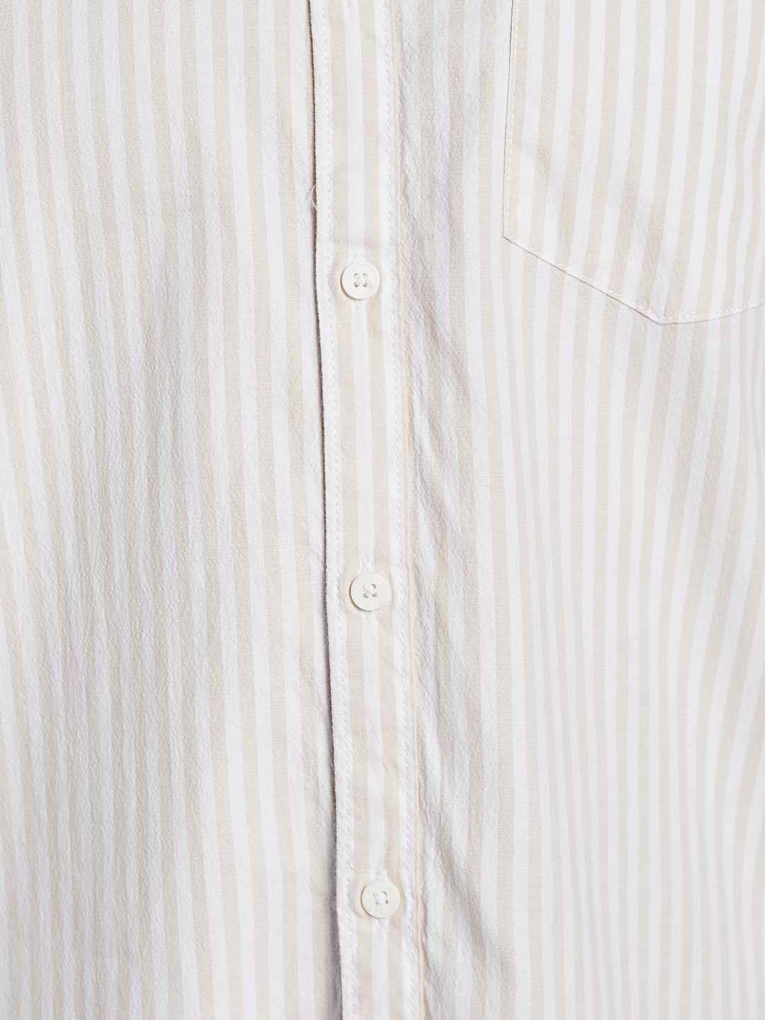 METTLE Men Multi Stripes Opaque Striped Casual Shirt
