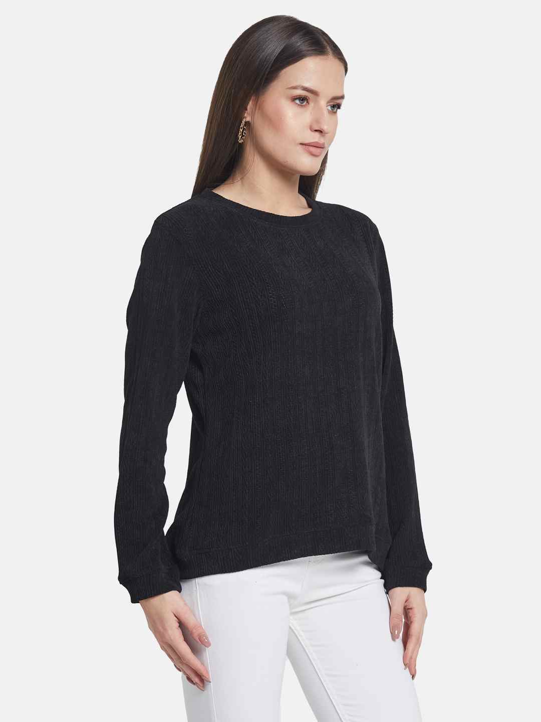 METTLE Women Round Neck Sweatshirt