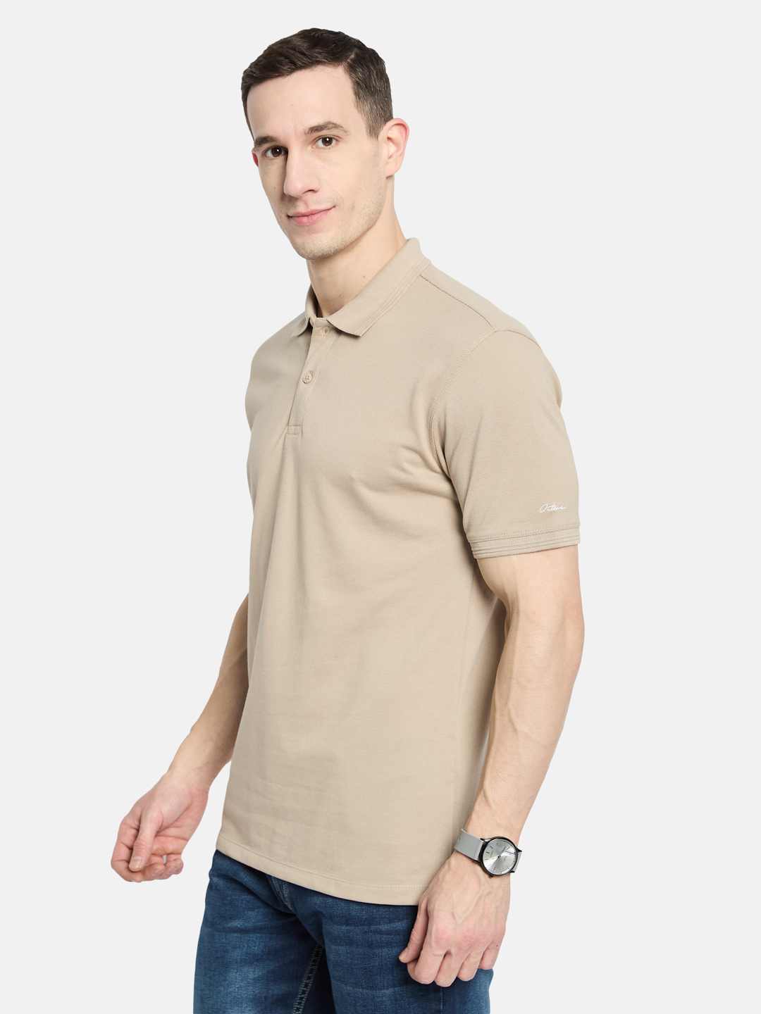 Octave Men Polo Collar T-shirt