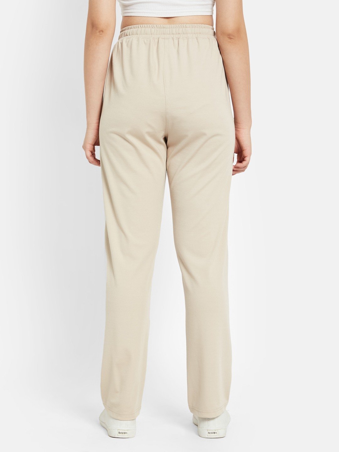 METTLE Women Cotton Mid-Rise Track Pant