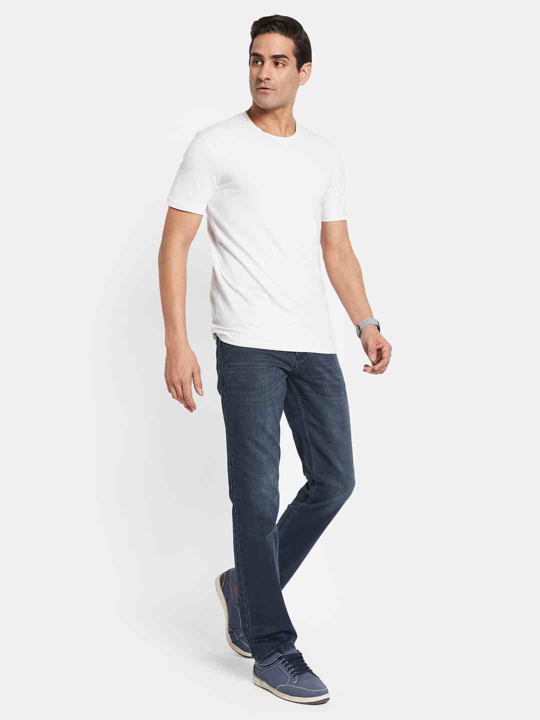 Octave Men Straight Fit Stretchable Jeans