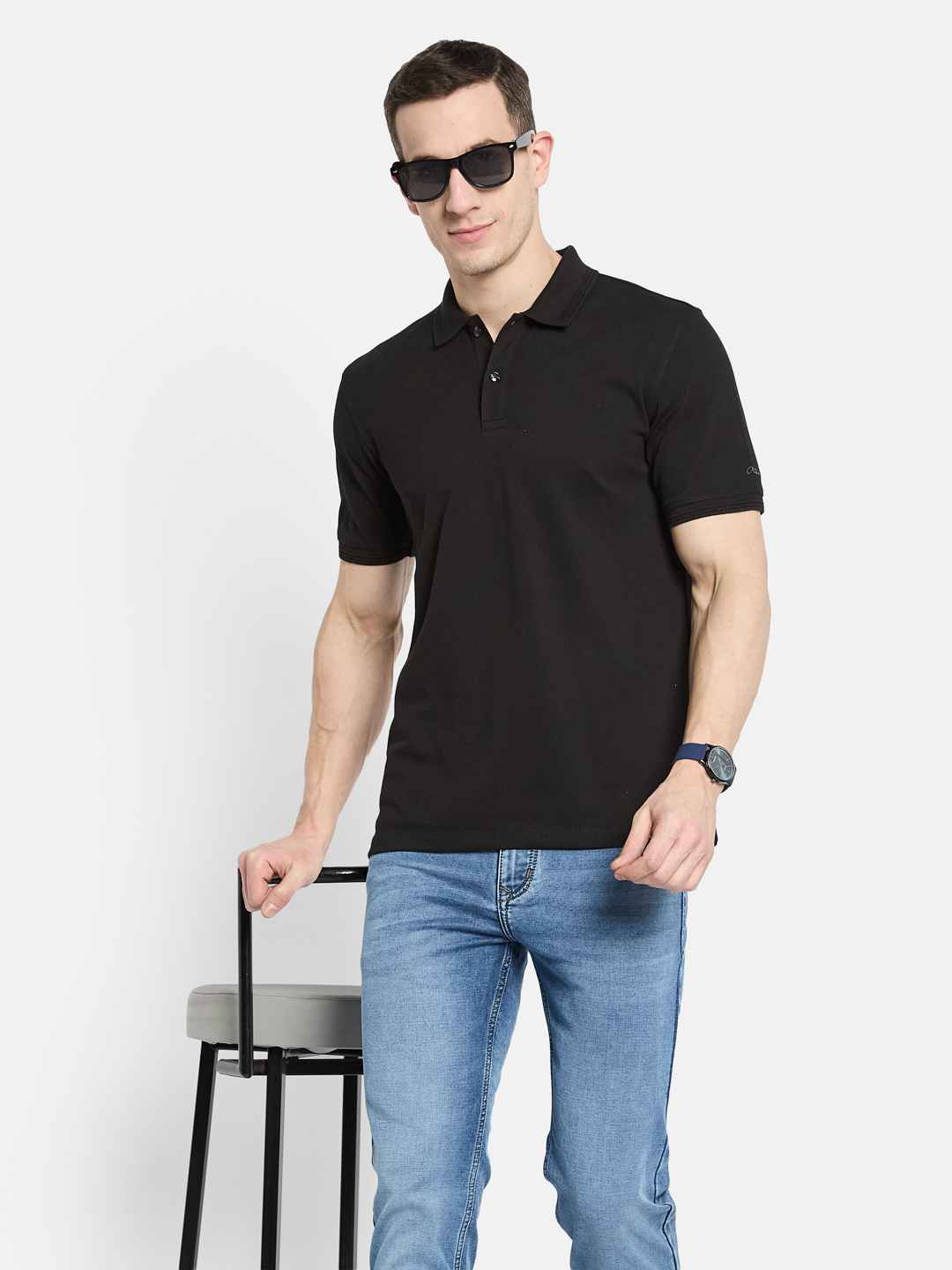 Octave Men Polo Collar T-shirt