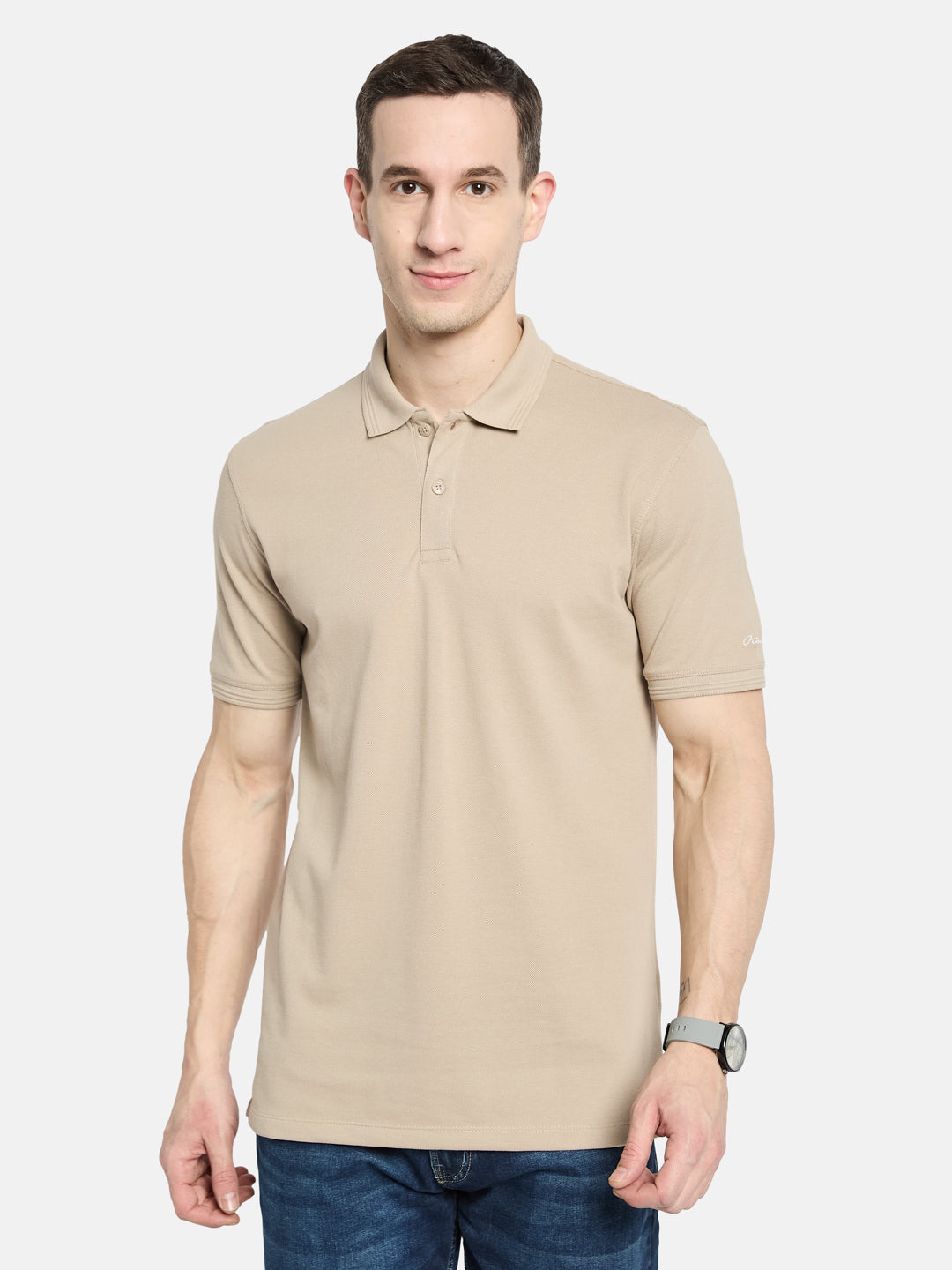 Octave Men Polo Collar T-shirt