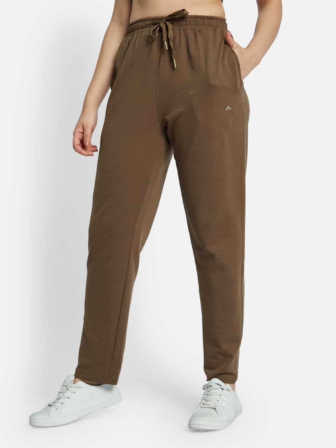 METTLE Women Textured Track Pants