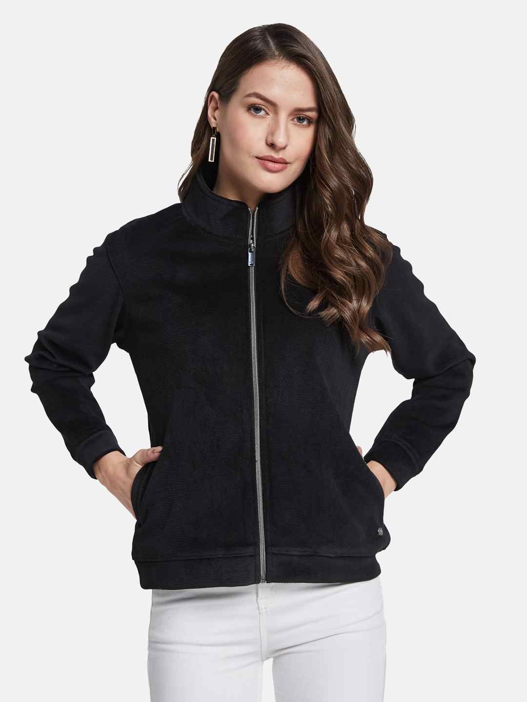 METTLE Women Front-Open aw24 Sweatshirt