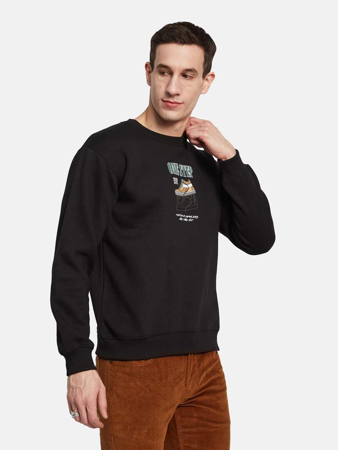 Octave Men Printed Sweatshirt
