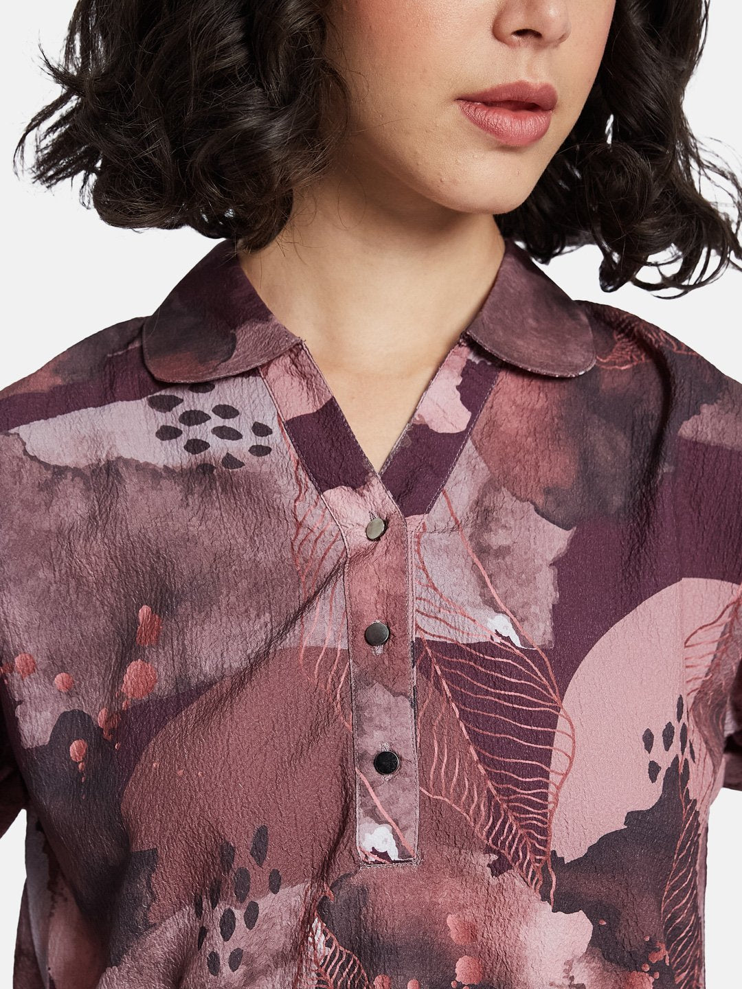 METTLE Floral Print Cotton Top