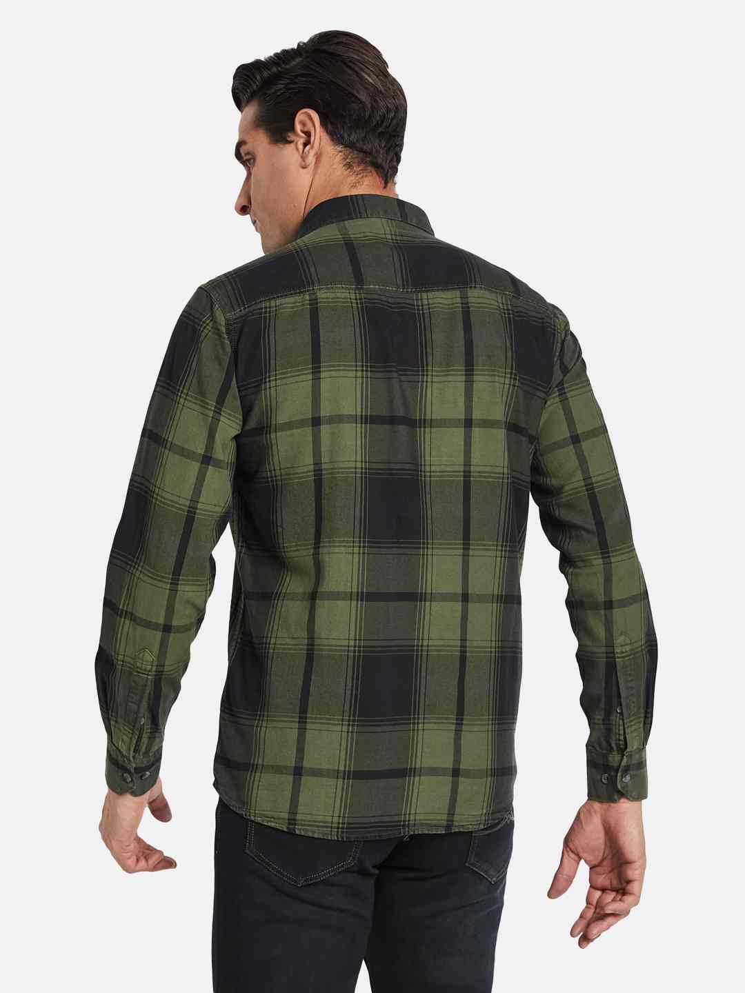 METTLE Men Multi Stripes Opaque Striped Casual Shirt