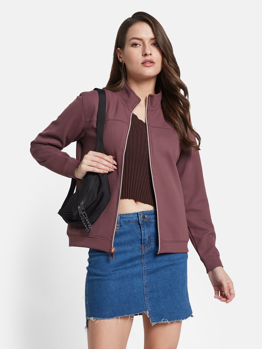 METTLE Women Front-Open Sweatshirt