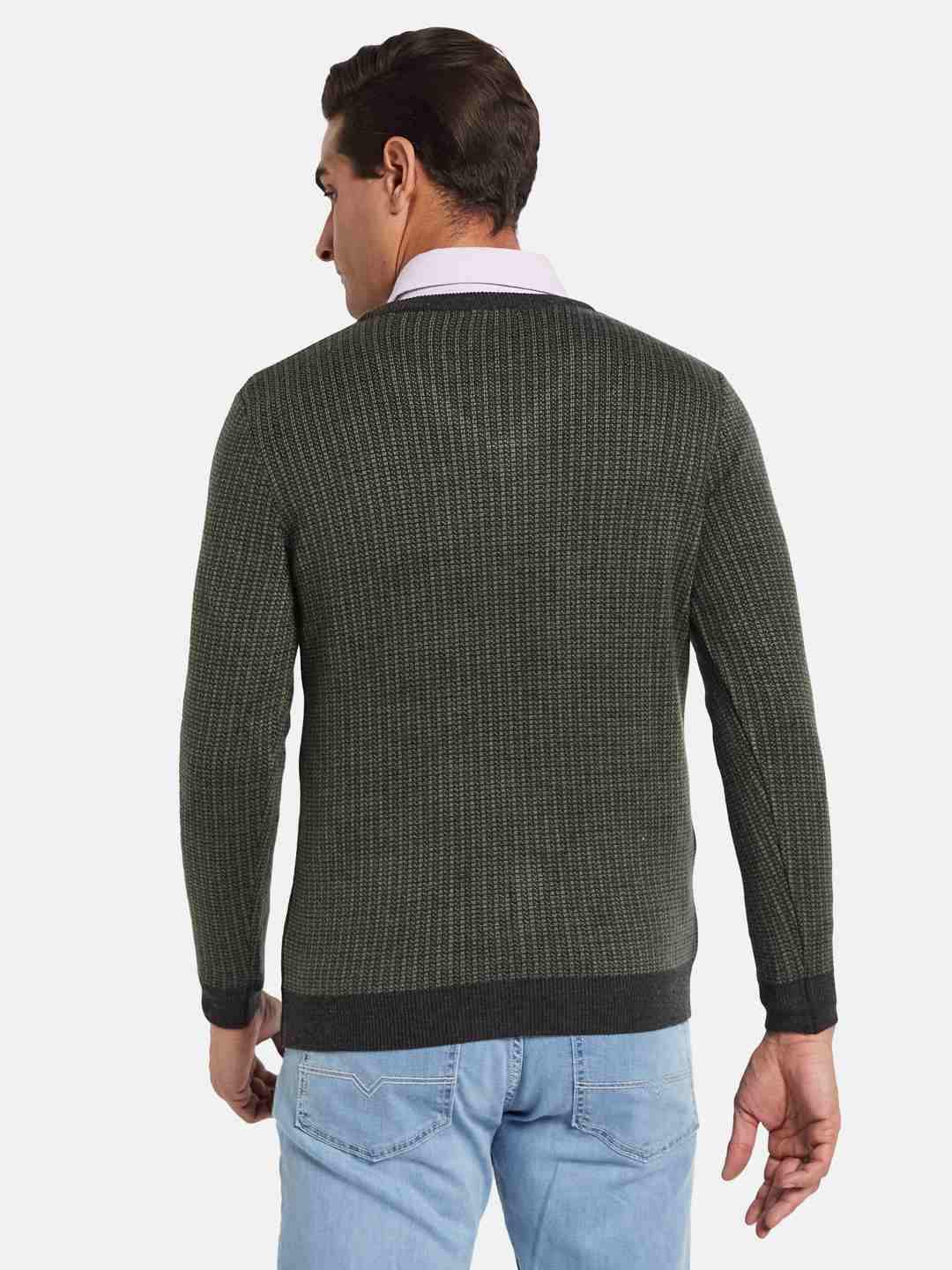 METTLE Men Striped Pullover