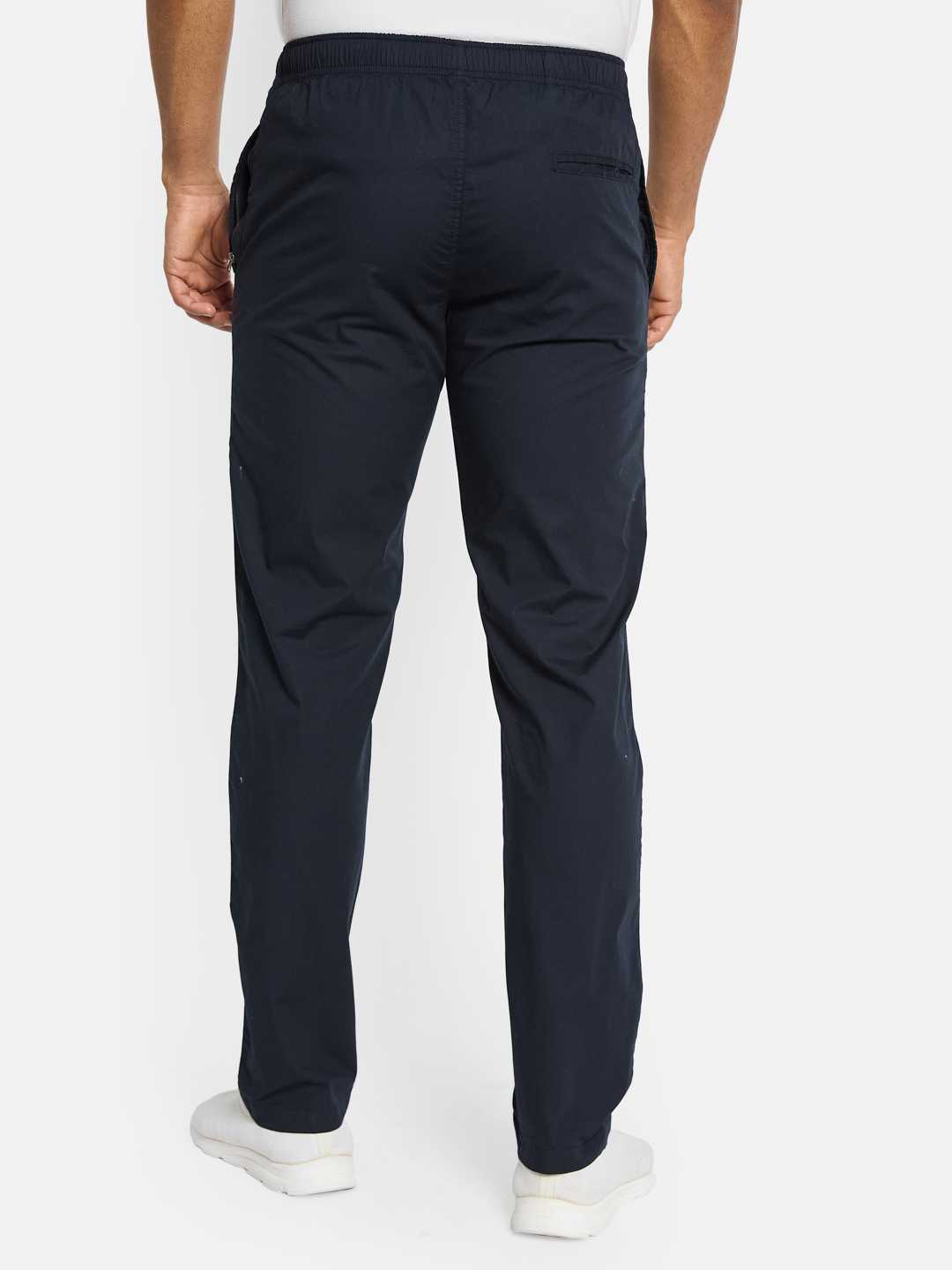 Octave Men Cotton Mid Rise Track Pants