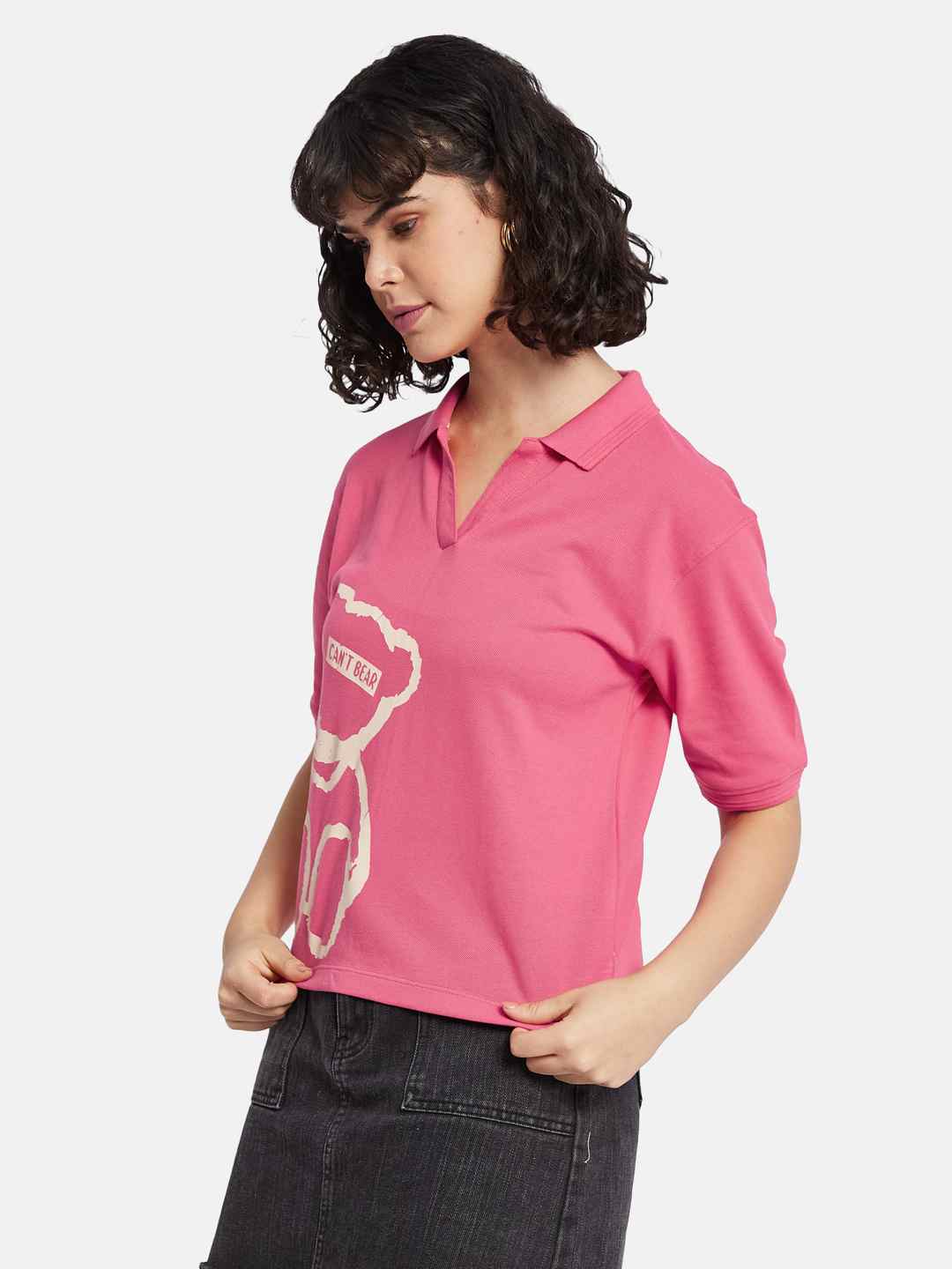 METTLE Women Printed T-shirt