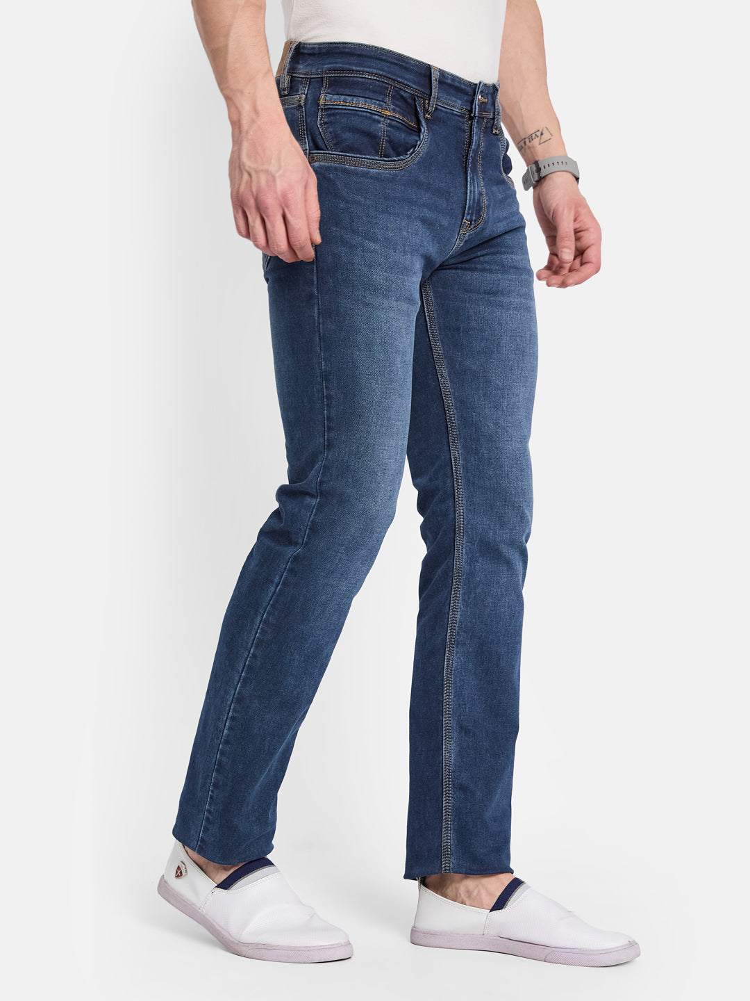 Octave Men Light Fade Stretchable Jeans