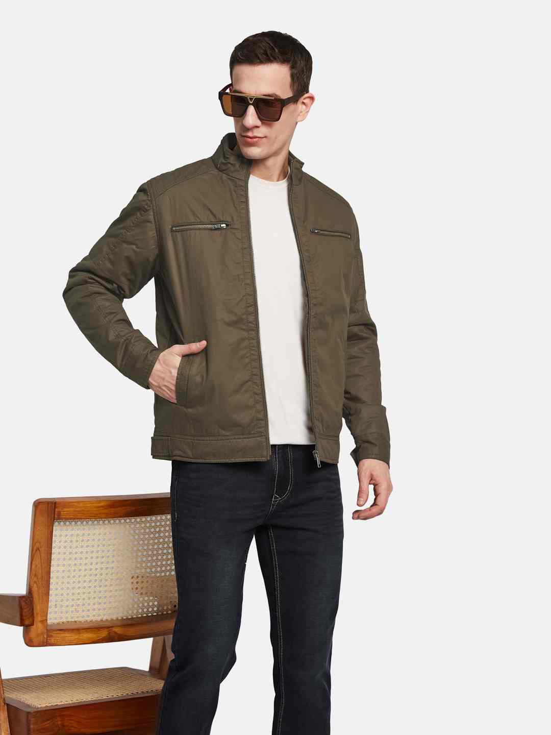 METTLE Men Padded Jacket