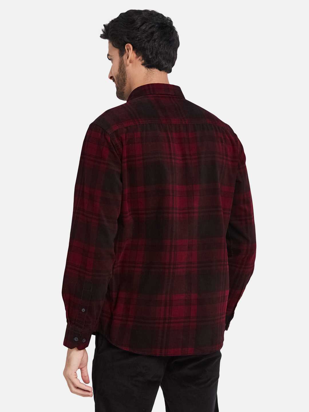 Mettle Tartan Checked Cotton Casual Shirt
