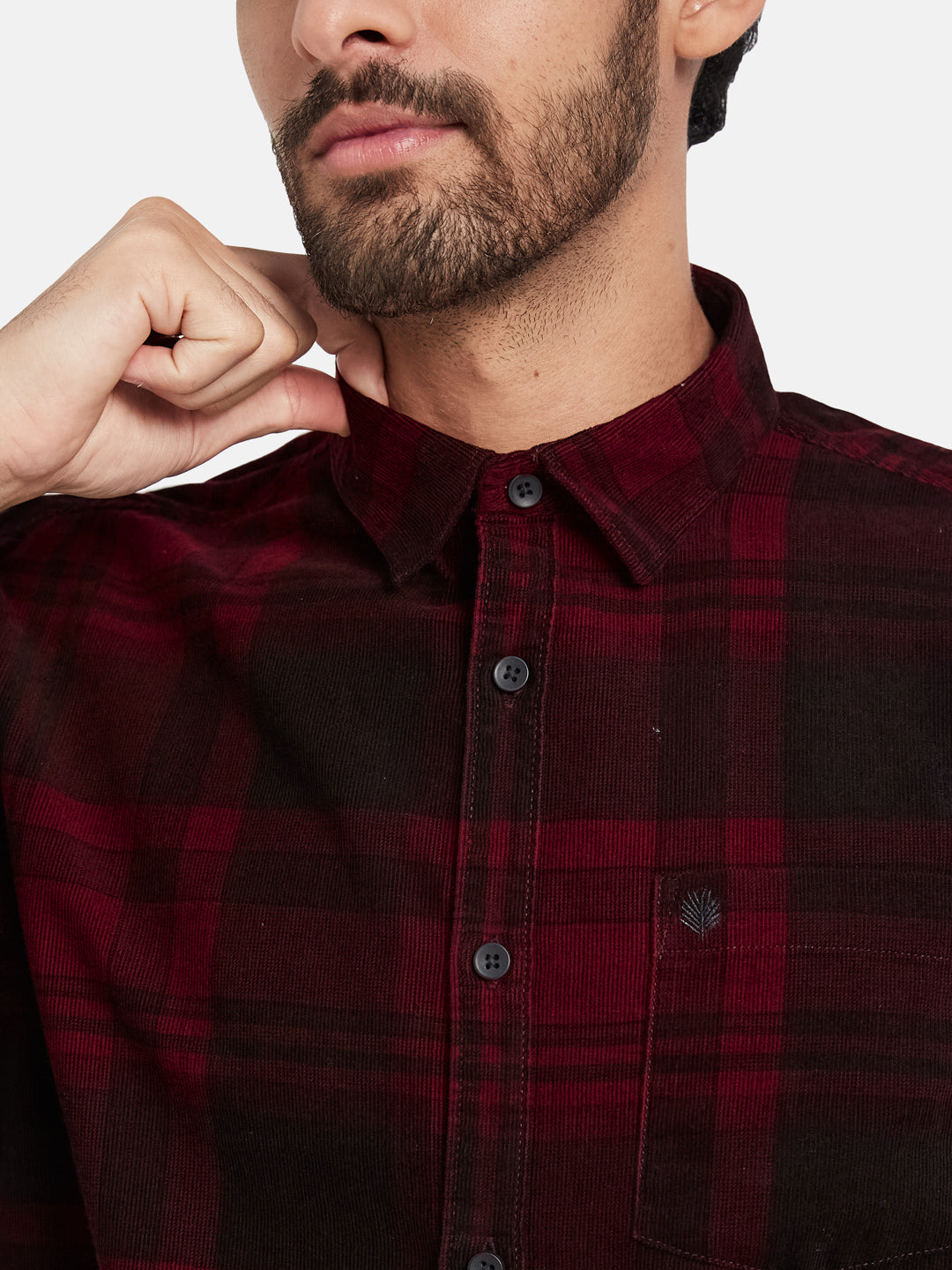 Mettle Tartan Checked Cotton Casual Shirt