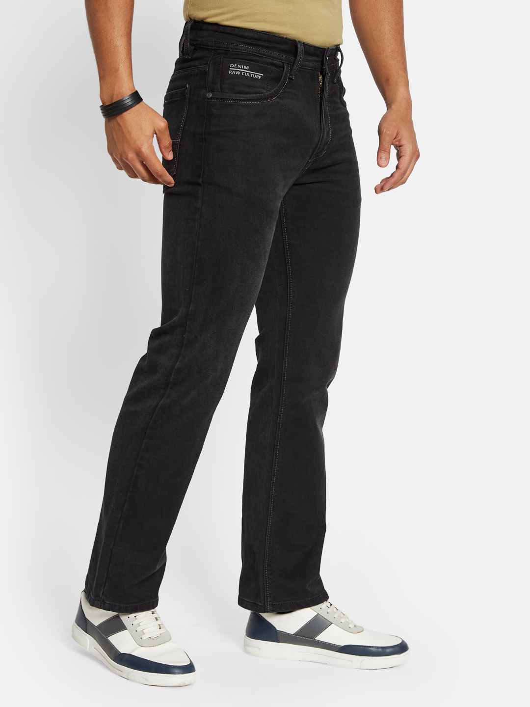 Octave Men Bootcut Stretchable Jeans