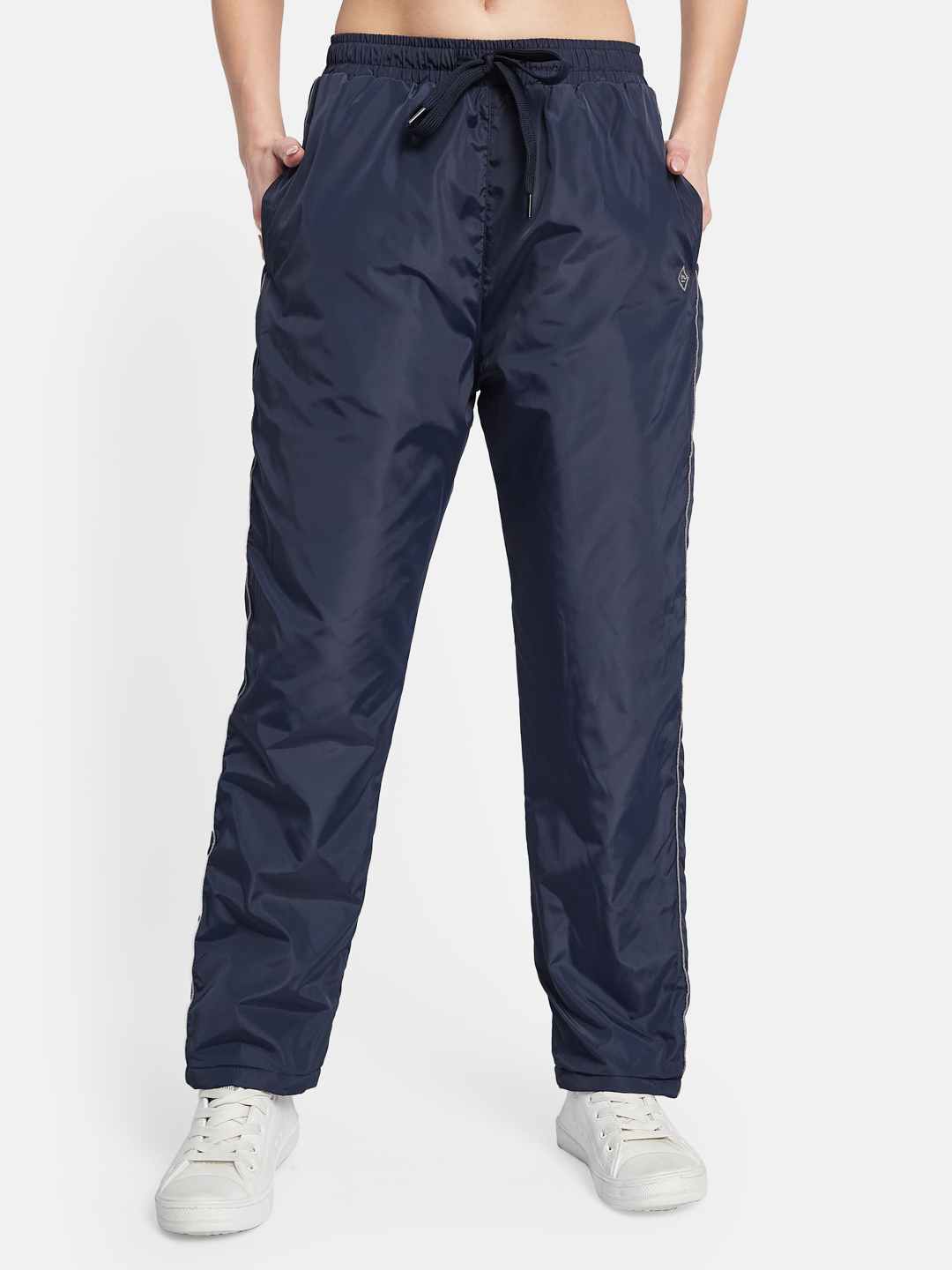 METTLE Women Cotton Mid Rise Track Pants