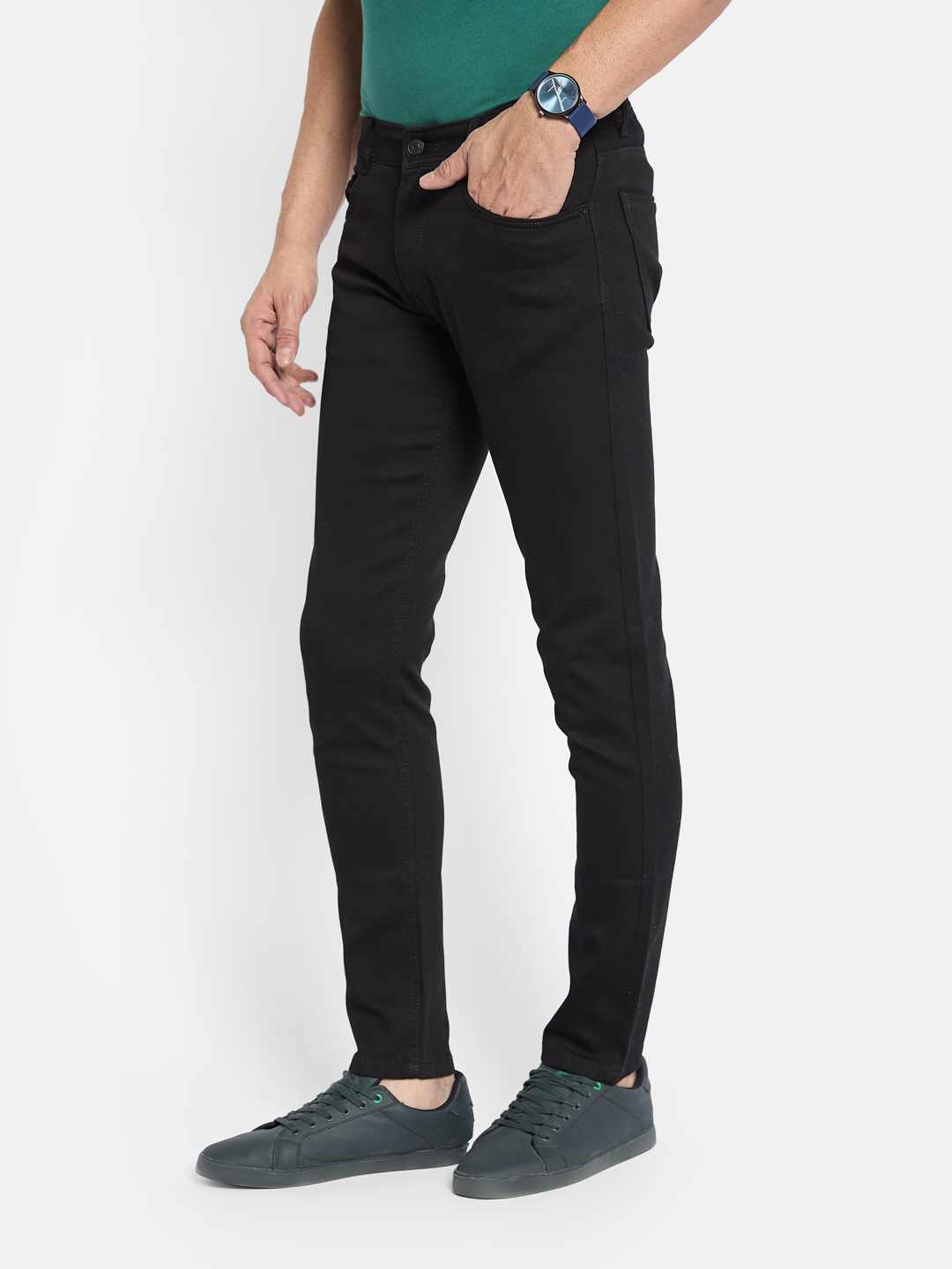Octave Men Mid-Rise Light Fade Stretchable Jeans