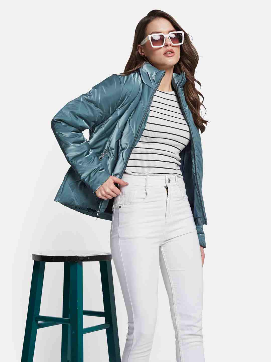 METTLE Women Quilted Jacket