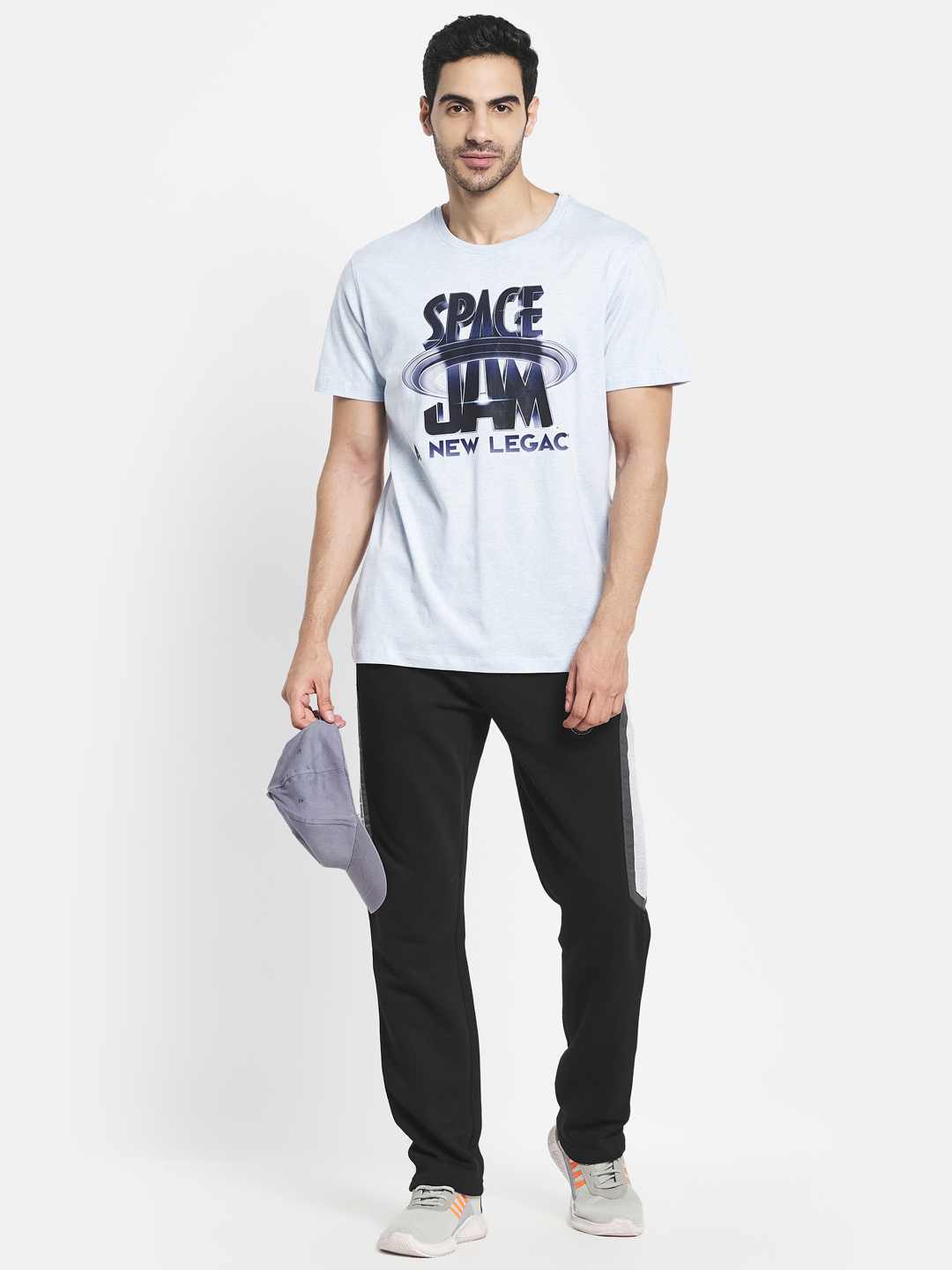 Octave Men Blue Typography Printed T-Shirt