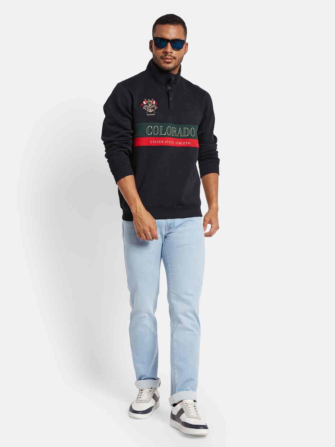Octave Men Printed Sweatshirt