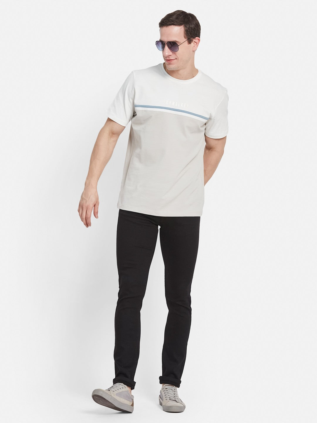 Octave Men Slim Fit Light Fade Stretchable Jeans