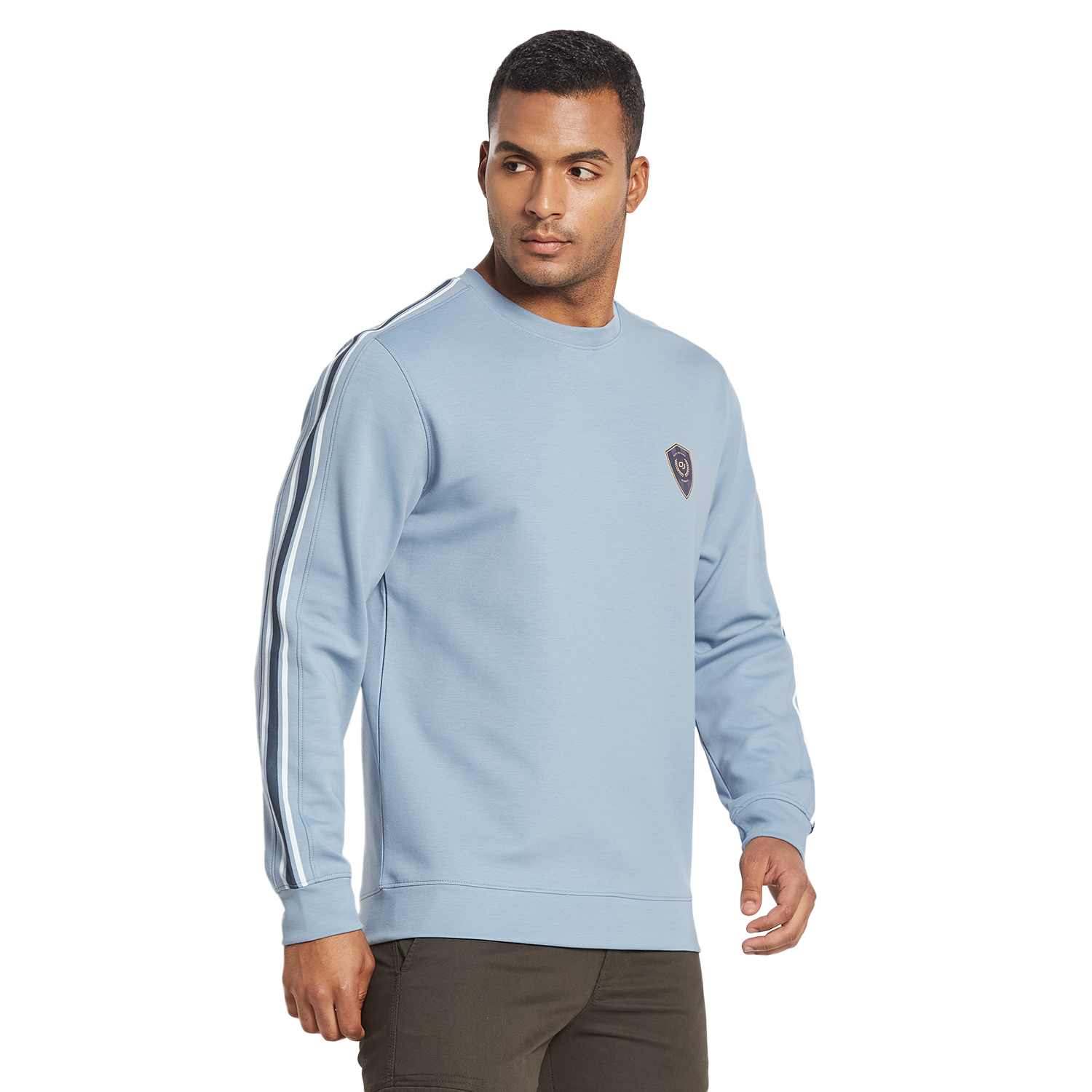 Octave Men Printed Round Neck Sweatshirt