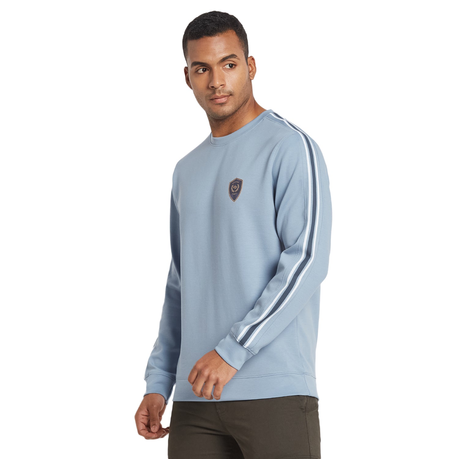 Octave Men Printed Round Neck Sweatshirt