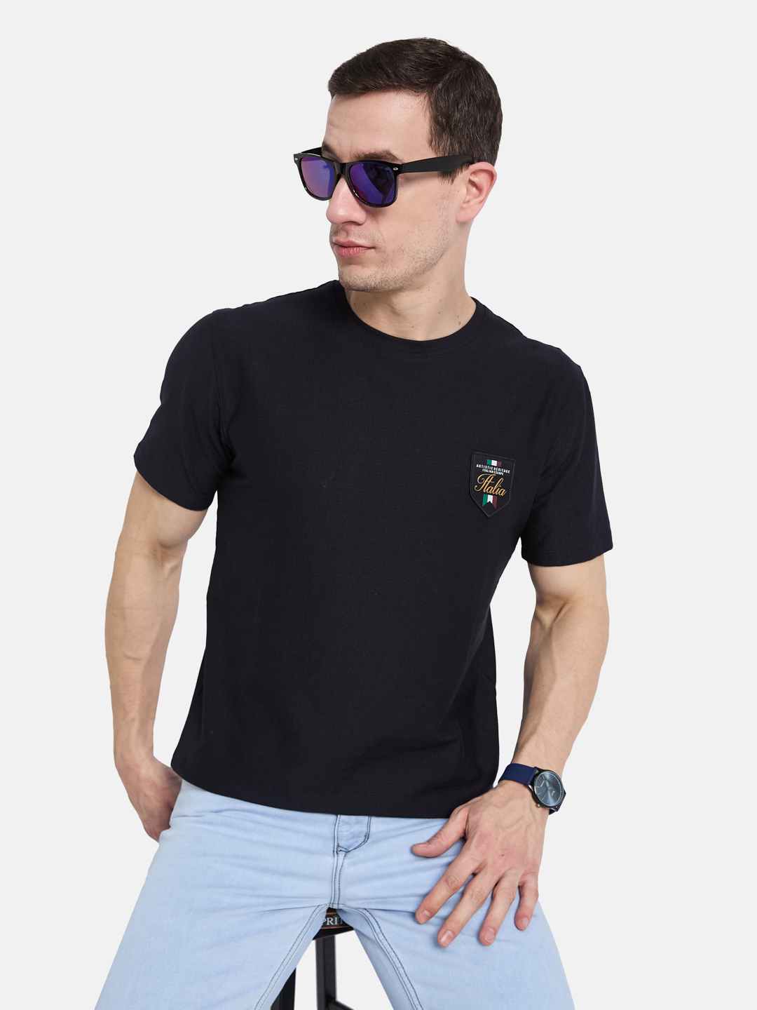 Octave Men Printed T-shirt